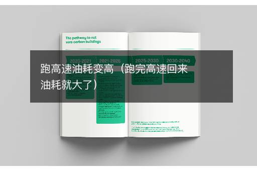 跑高速油耗变高（跑完高速回来油耗就大了）