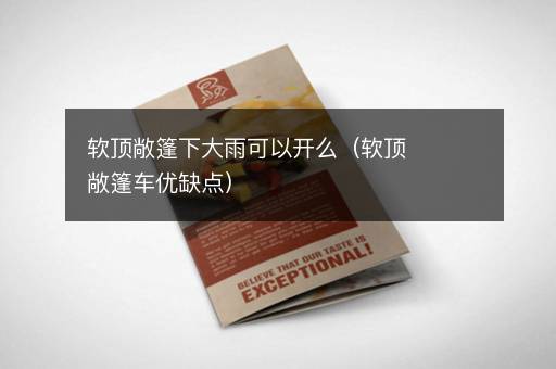 软顶敞篷下大雨可以开么（软顶敞篷车优缺点）