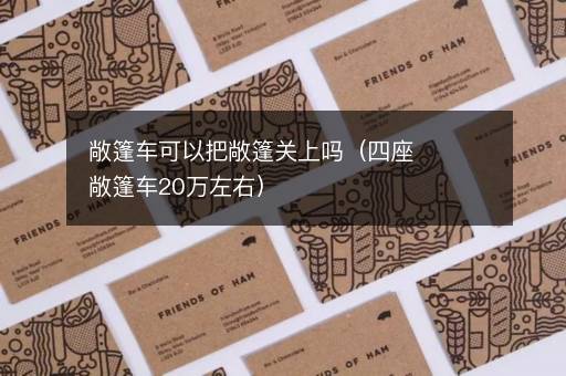 敞篷车可以把敞篷关上吗（四座敞篷车20万左右）
