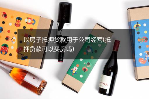 以房子抵押贷款用于公司经营(抵押贷款可以买房吗)
