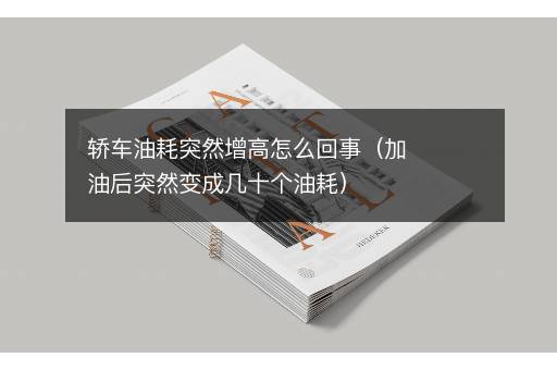 轿车油耗突然增高怎么回事（加油后突然变成几十个油耗）