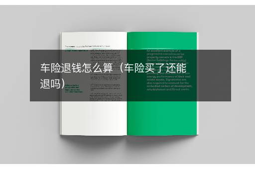 车险退钱怎么算（车险买了还能退吗）